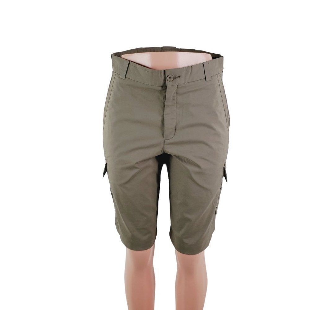 Nike Women's Taupe Dri-Fit Slim Fit Slash Pocket Golf Chino Shorts Size 30